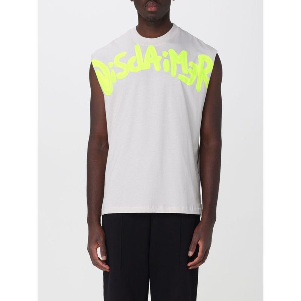 Disclaimer Men Cotton Tank Top With Logo Disclaimer